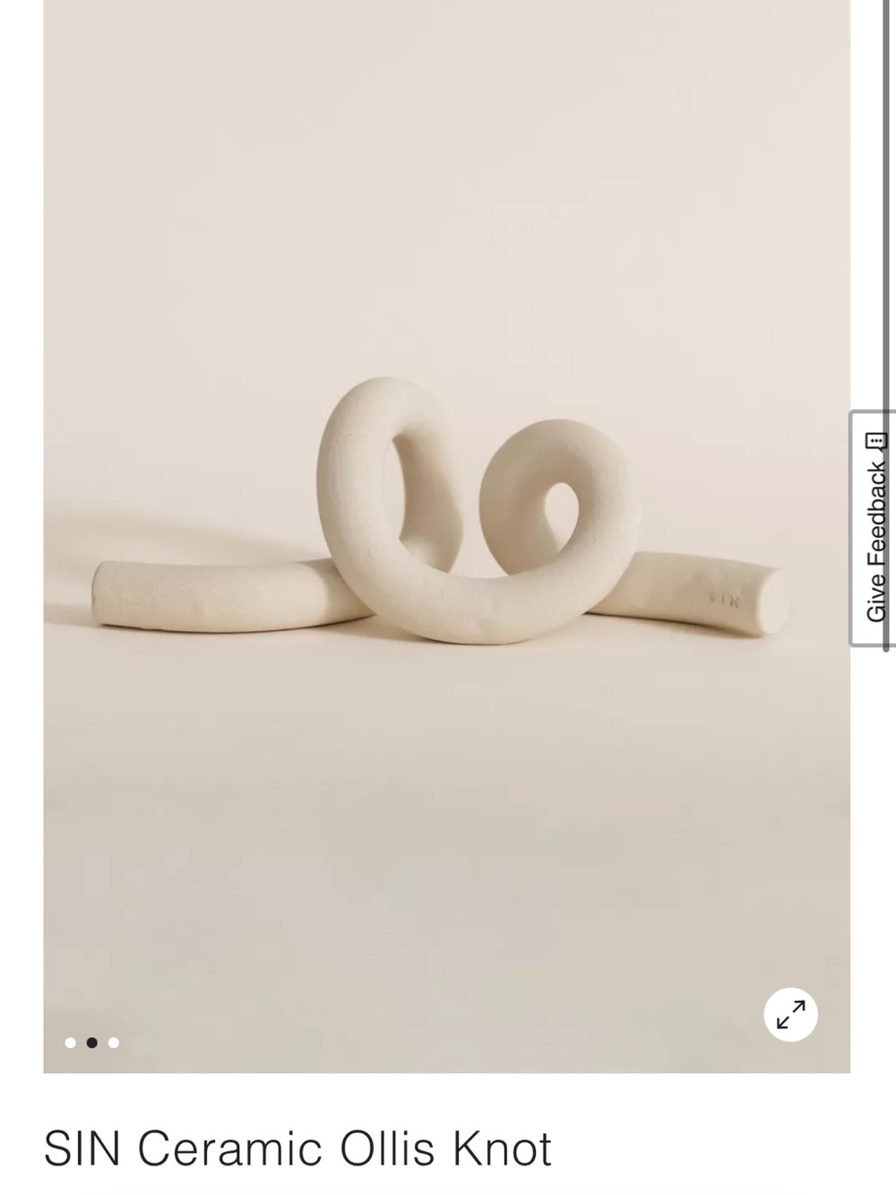 SIN Ceramic Ollis Knot